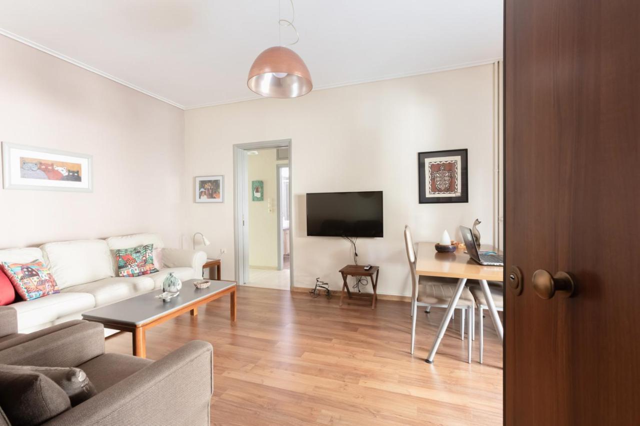Heart Of Koukaki Flat, Near Acropolis & Filopappou Atény